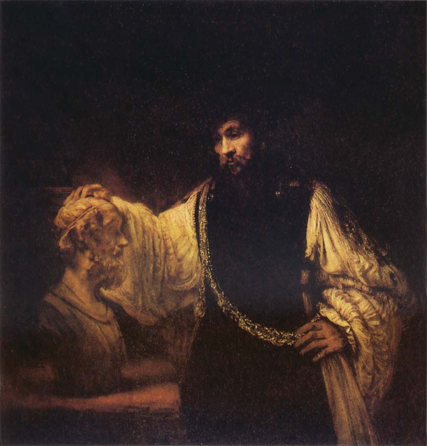 Aristotle Contemplating the Bust of Homer